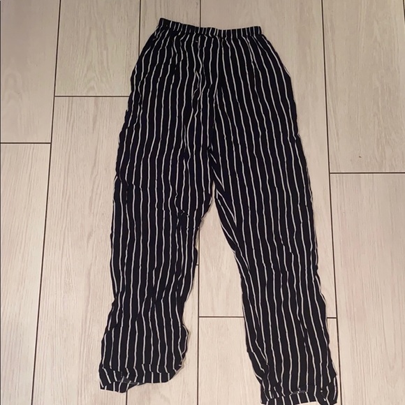 brandy striped pants
